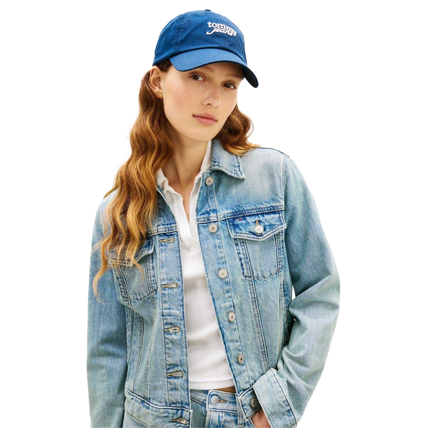 Night Navy - Lifestyle - Tommy Jeans Script Cotton Logo Baseball Cap