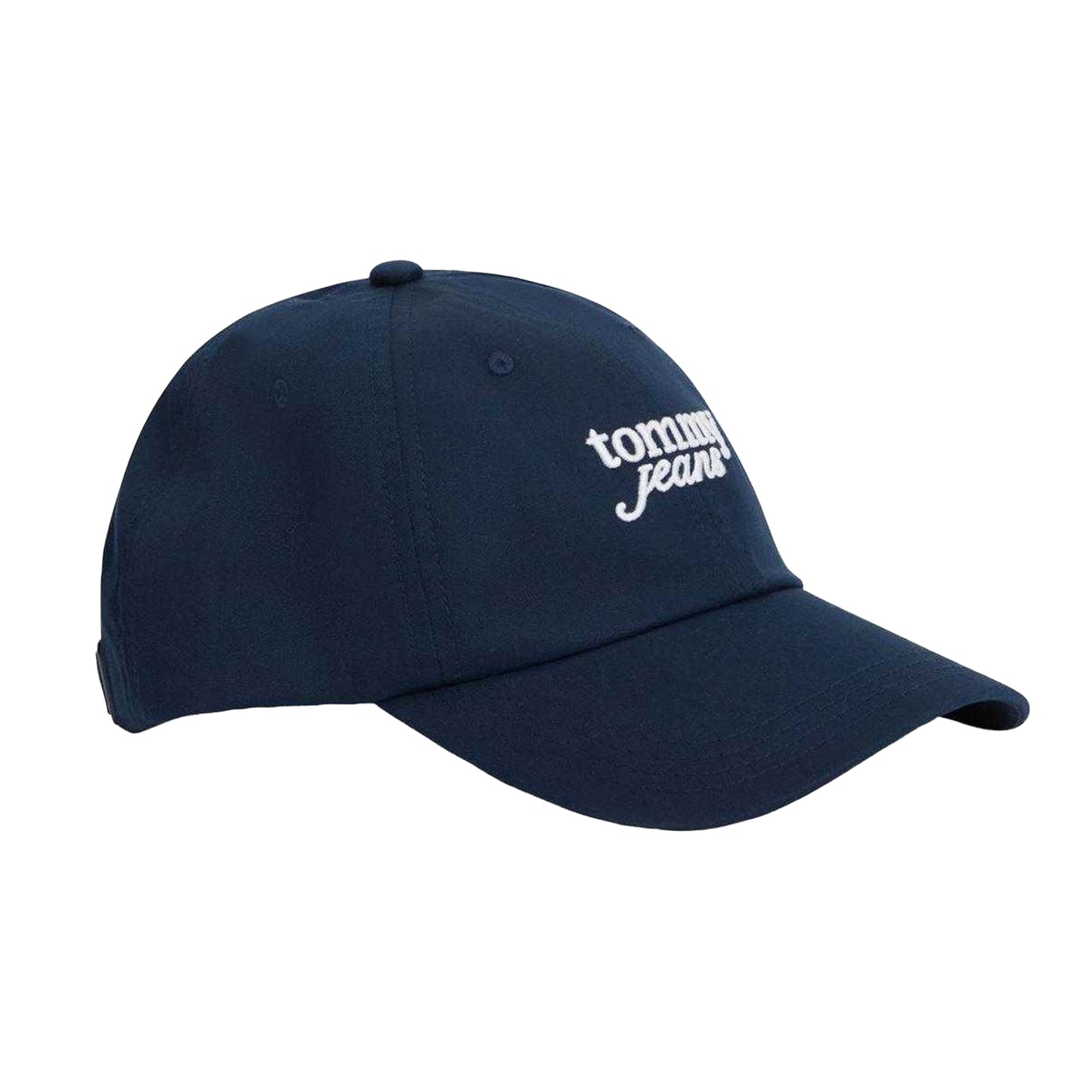Night Navy - Front - Tommy Jeans Script Cotton Logo Baseball Cap
