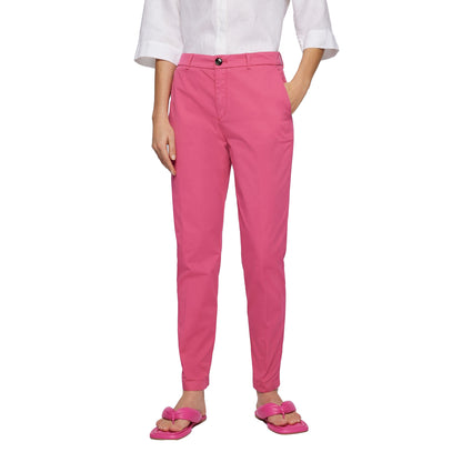 Pink - Side - Boss Womens-Ladies Trousers
