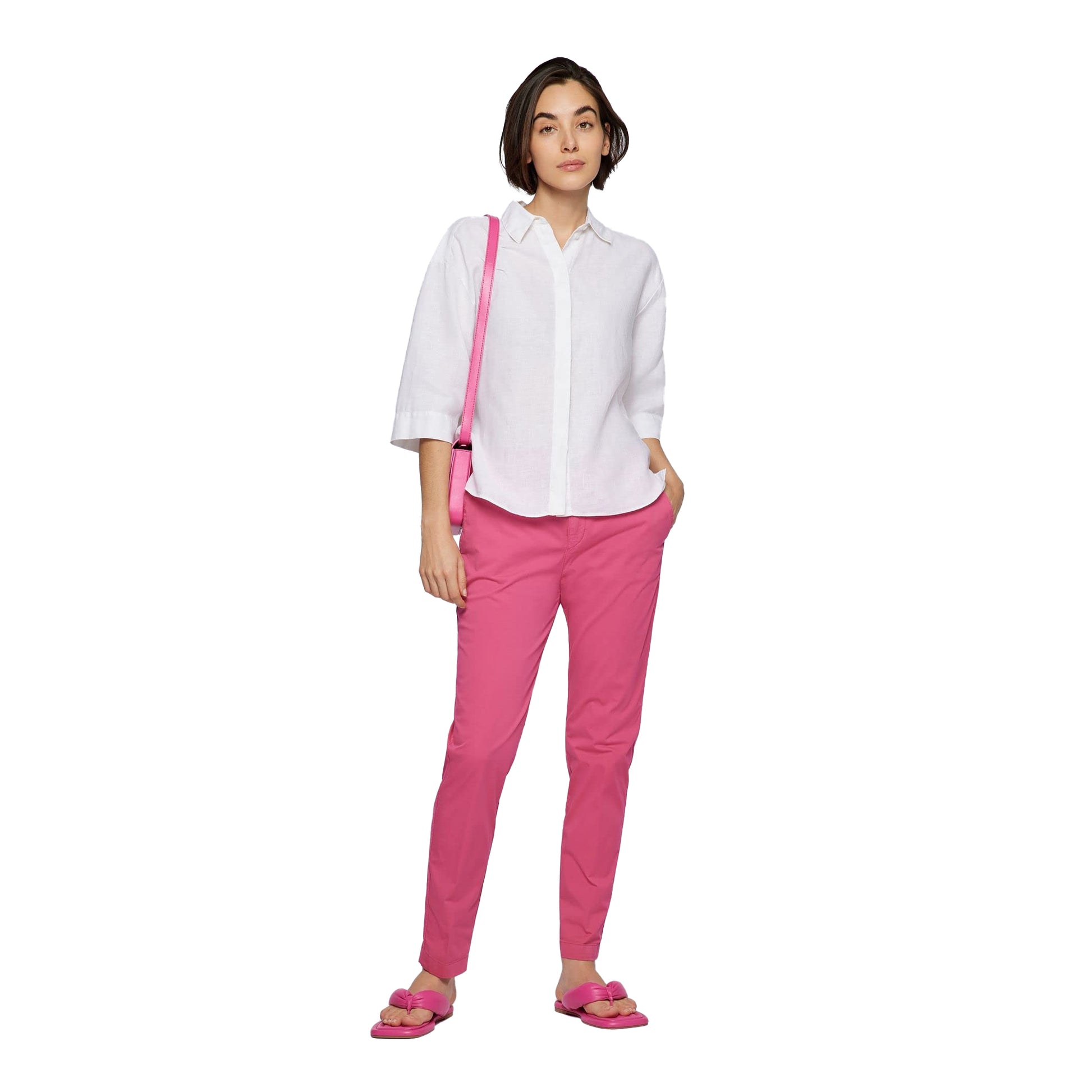 Pink - Lifestyle - Boss Womens-Ladies Trousers