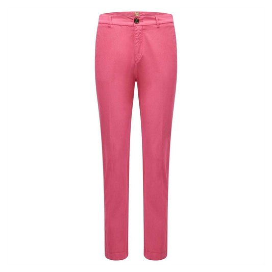 Pink - Front - Boss Womens-Ladies Trousers