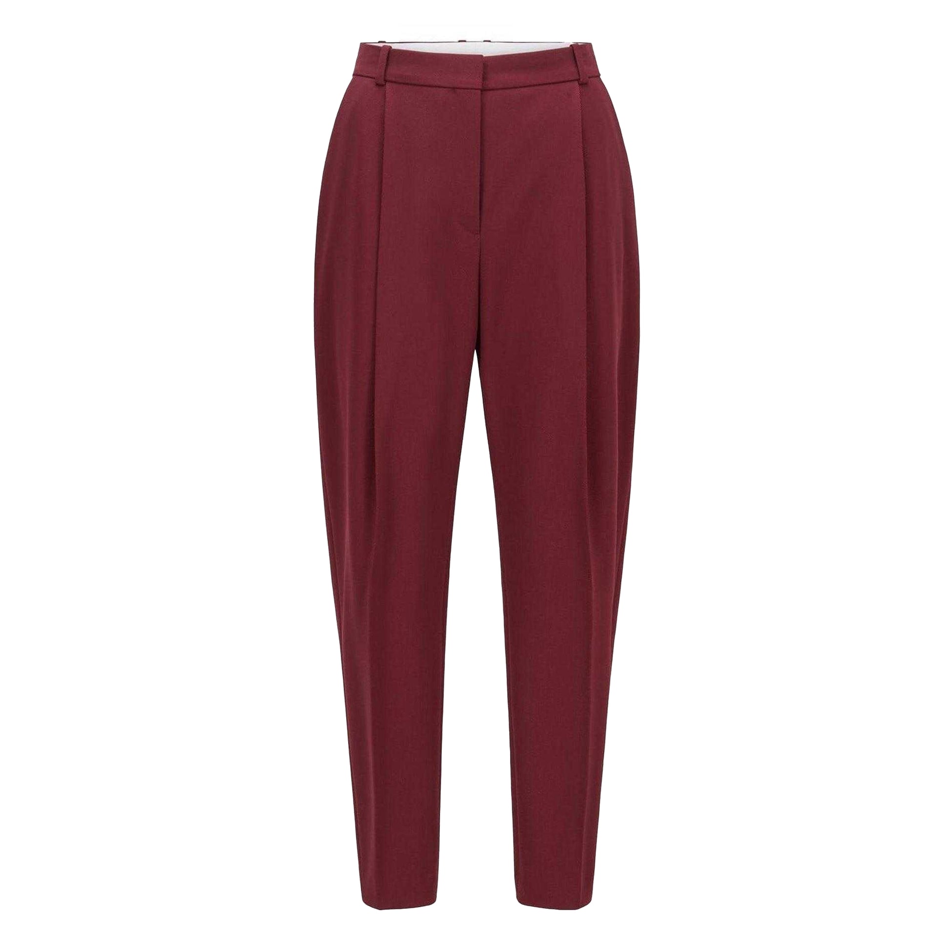 Red - Front - Boss Womens-Ladies Tedah Trousers