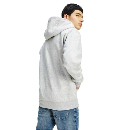 Grey - Back - Tommy Jeans Mens Lightweight Full Zip Hoodie
