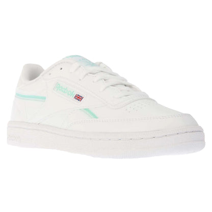 White - Front - Reebok Womens-Ladies Club C 85 Vegan Trainers