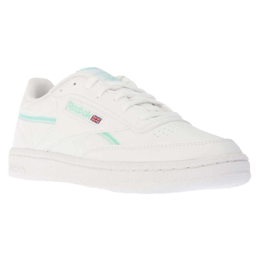 White - Front - Reebok Womens-Ladies Club C 85 Vegan Trainers