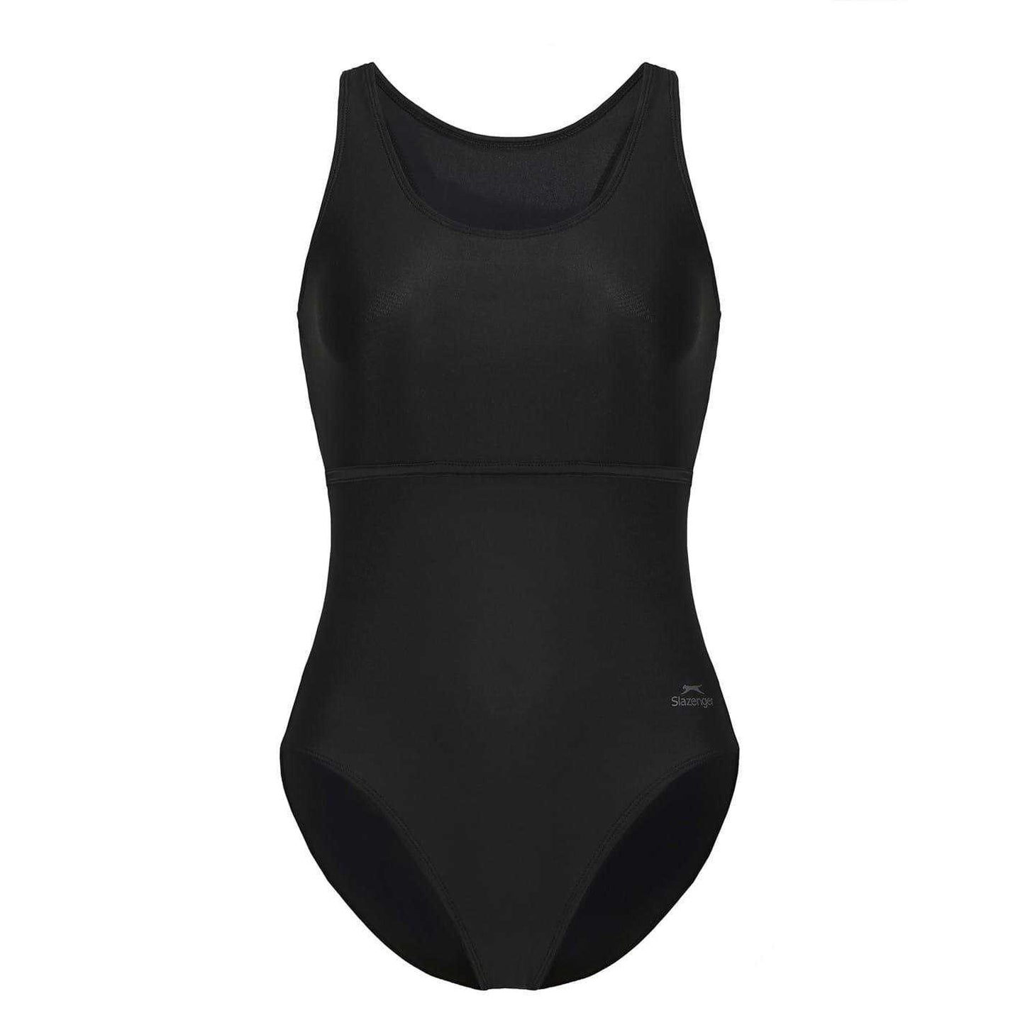 Black - Front - Slazenger Womens-Ladies Xtra Life One Piece Swimsuit