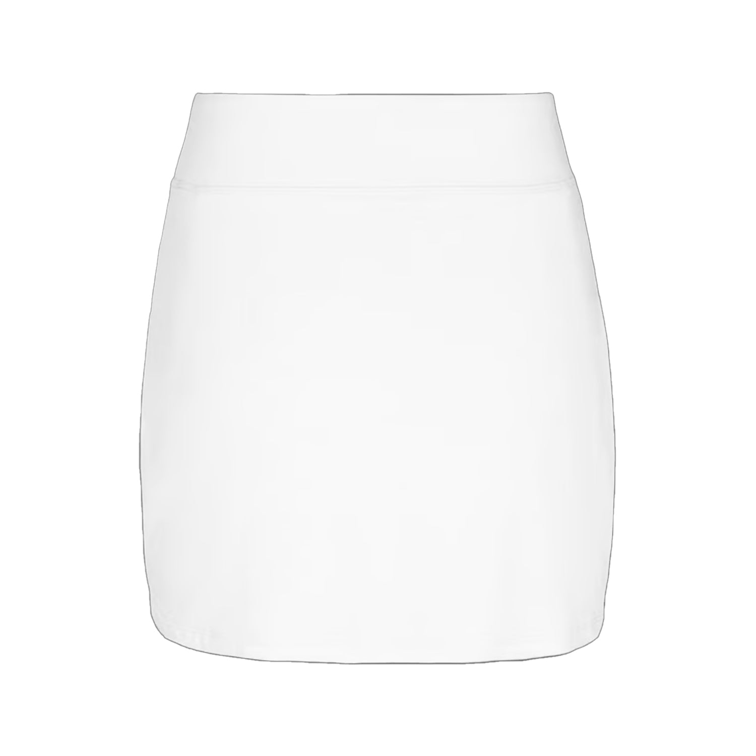 White - Back - Slazenger Womens-Ladies Court Skort