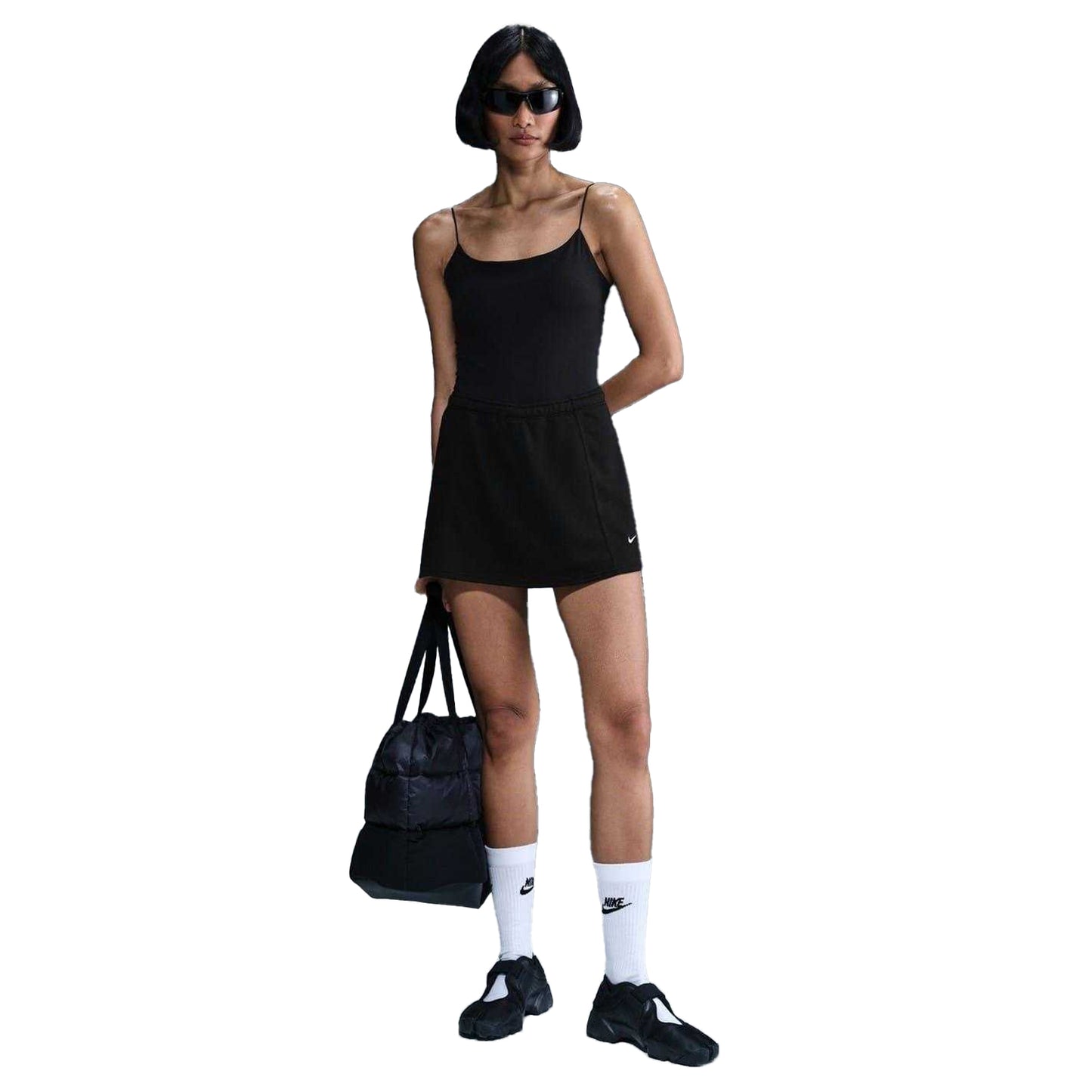 Black - Pack Shot - Nike Womens-Ladies Chill Skort