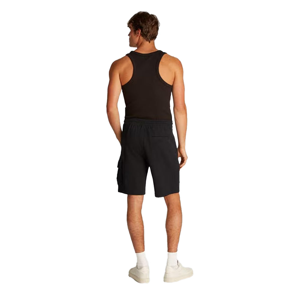 Black - Pack Shot - Calvin Klein Mens Cargo Shorts