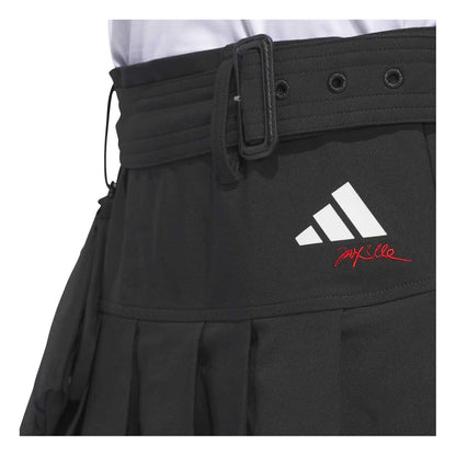 Black - Side - Adidas Womens-Ladies Jay3lle Pleated Regular Golf Skort