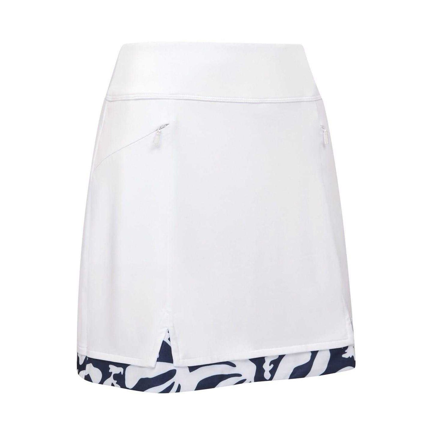 Brilliant White - Front - Callaway Womens-Ladies Abstract Floral Golf Skort