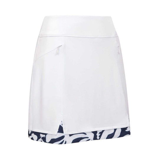 Brilliant White - Front - Callaway Womens-Ladies Abstract Floral Golf Skort