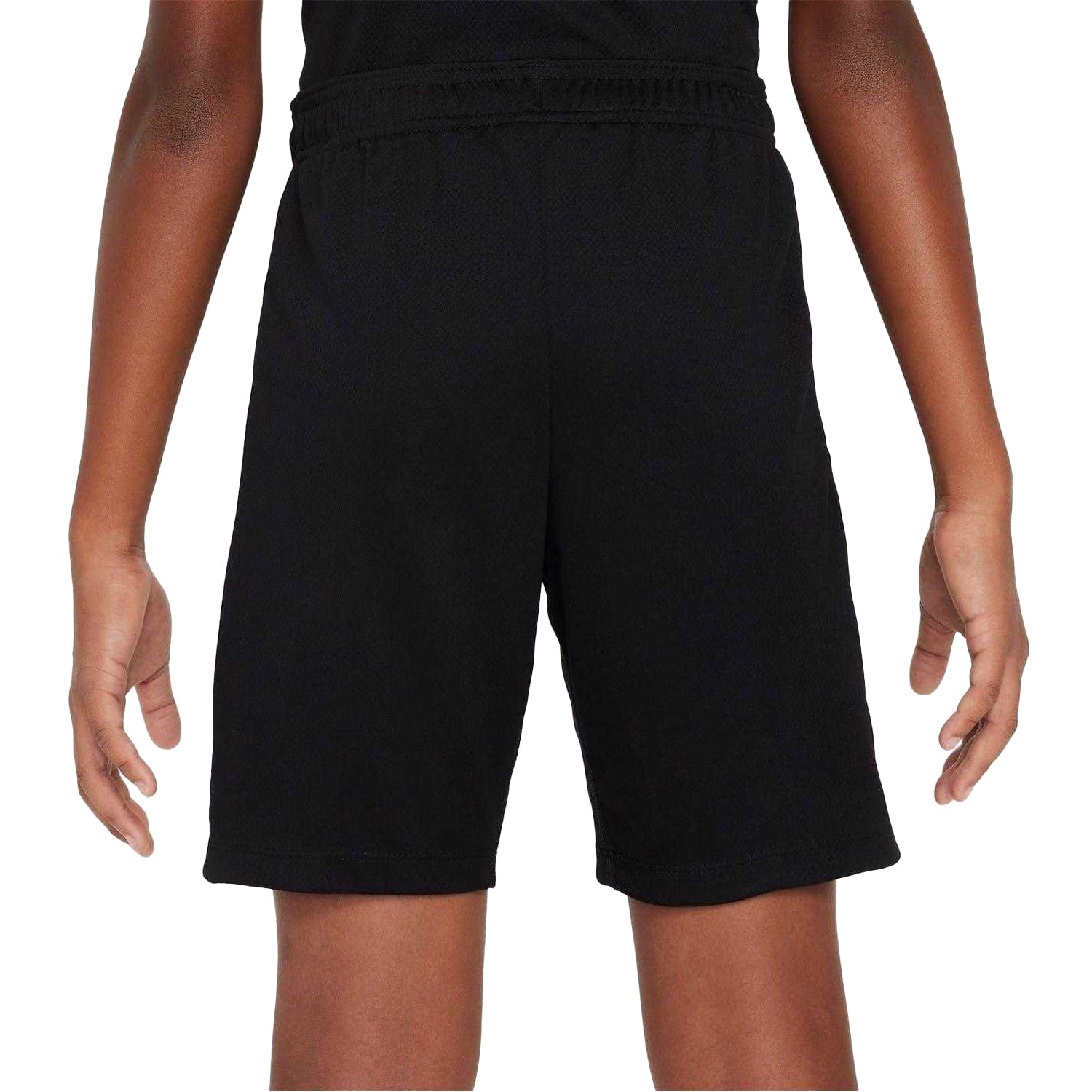 Black-White - Back - Nike Childrens-Kids Strike Football Shorts