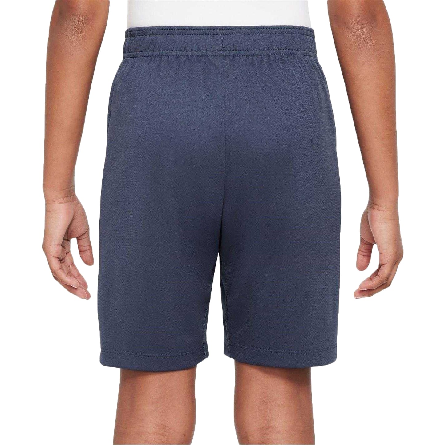 Blue-White - Back - Nike Childrens-Kids Strike Football Shorts