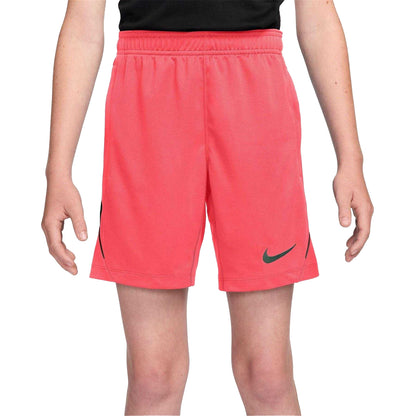 Lava - Front - Nike Childrens-Kids Strike Football Shorts
