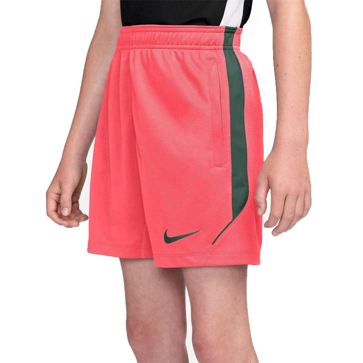 Lava - Side - Nike Childrens-Kids Strike Football Shorts