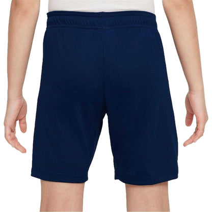 Navy-Orange - Back - Nike Childrens-Kids Strike Football Shorts