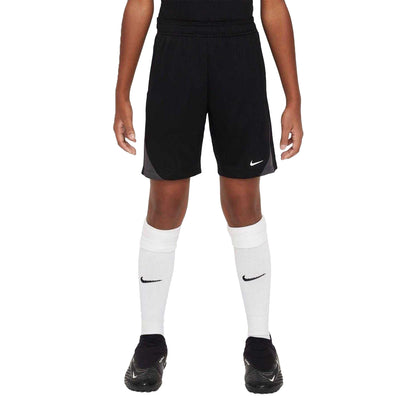 Black-White - Pack Shot - Nike Childrens-Kids Strike Football Shorts