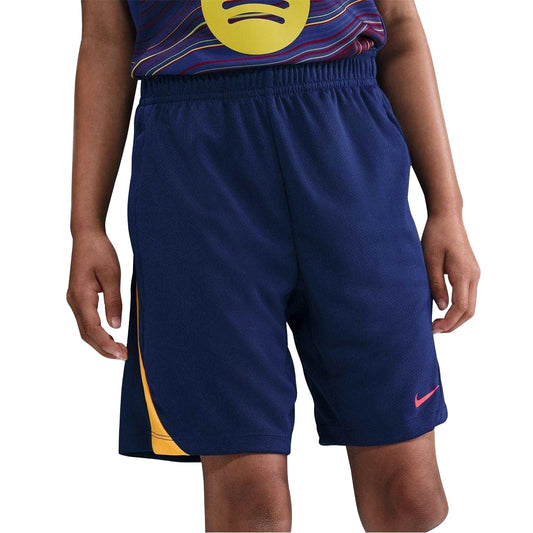 Blue-Orange - Front - Nike Childrens-Kids Strike Football Shorts