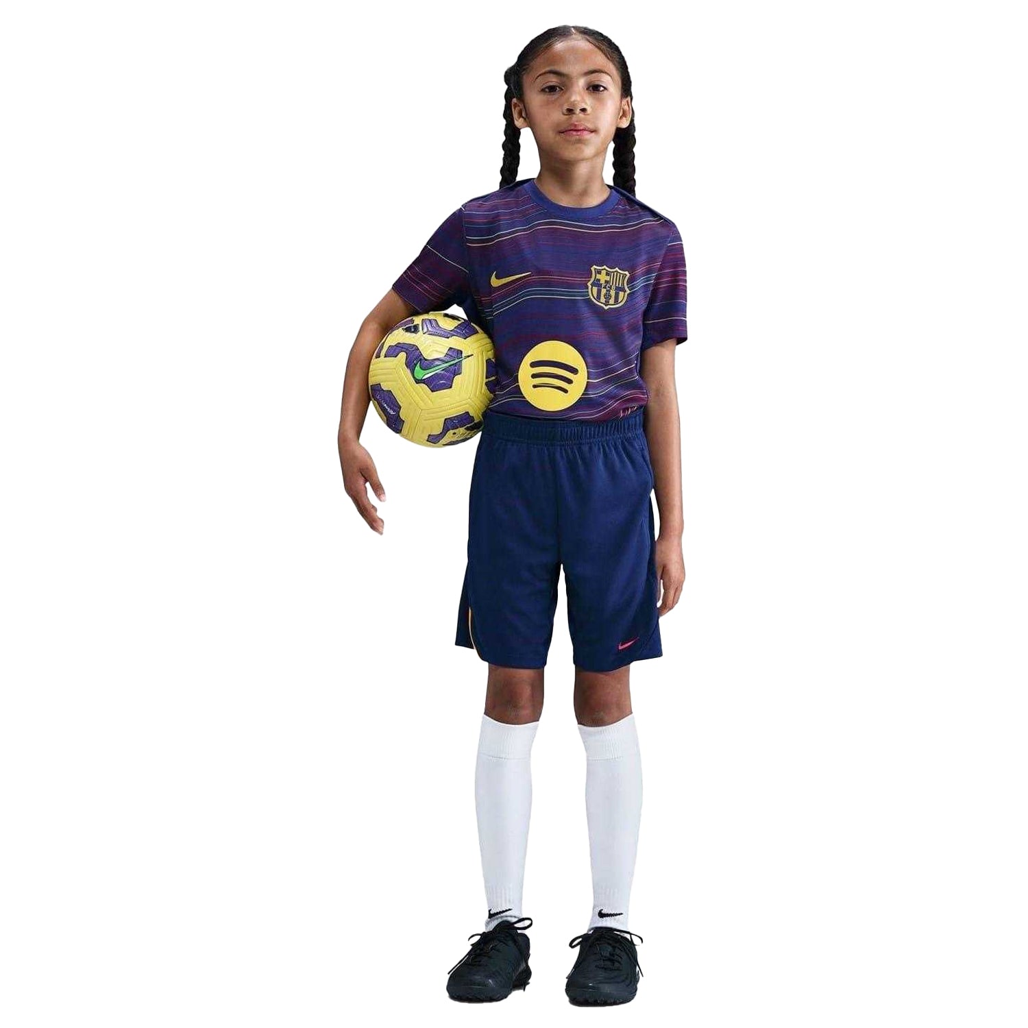 Blue-Orange - Lifestyle - Nike Childrens-Kids Strike Football Shorts