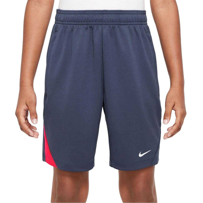 Blue-White - Front - Nike Childrens-Kids Strike Football Shorts