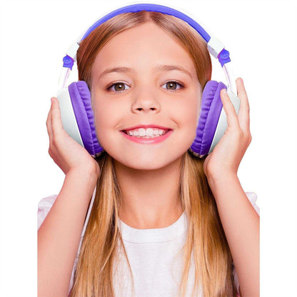Purple - Back - Crayola Childrens-Kids Customisable Wireless Headphones