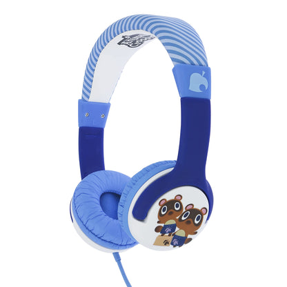 Blue - Back - Animal Crossing Childrens-Kids Character Timmy & Tommy Headphones