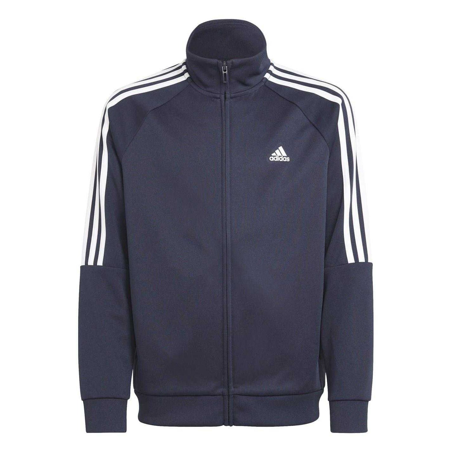 Navy-White - Side - Adidas Boys Sereno Tracksuit