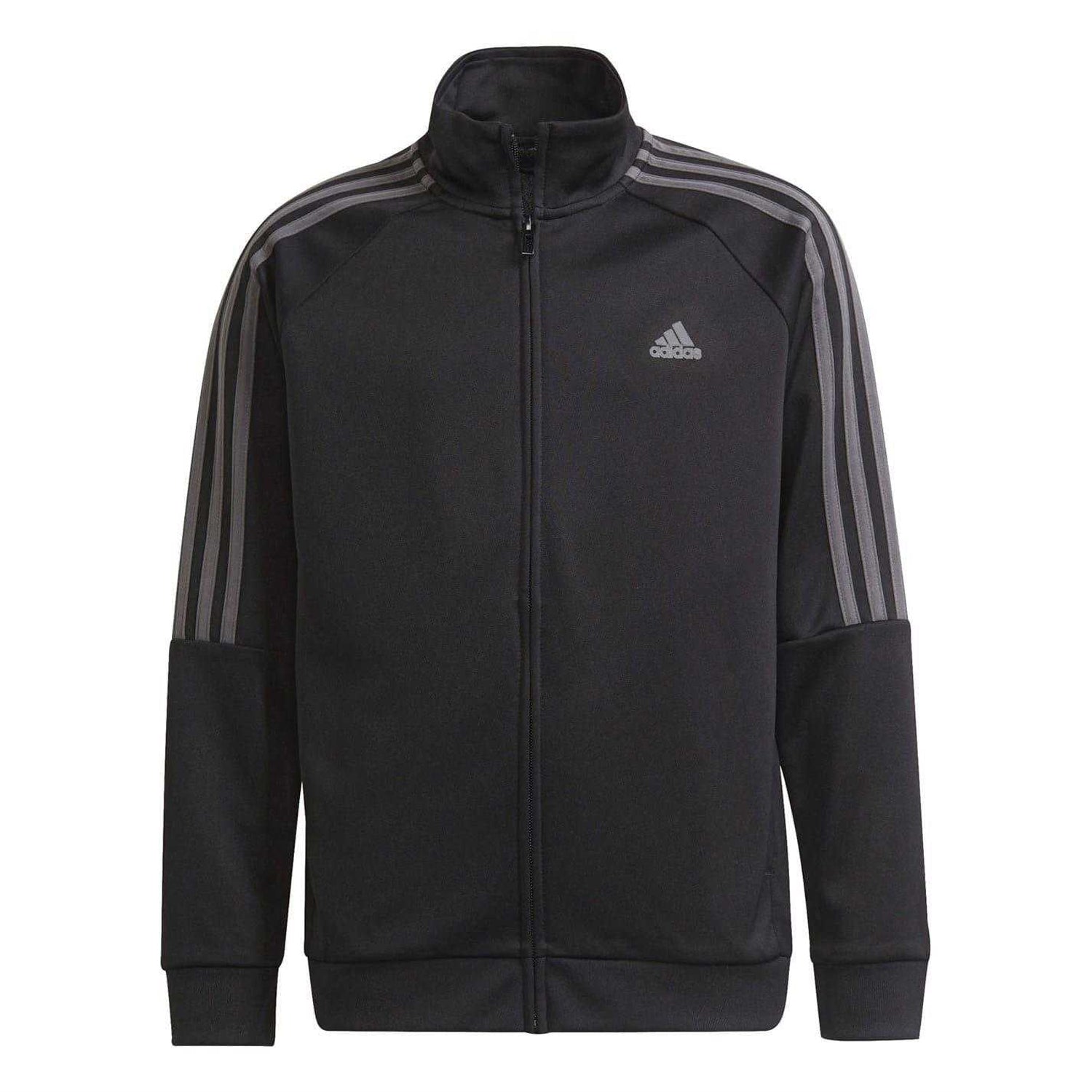 Black-Grey - Side - Adidas Boys Sereno Tracksuit