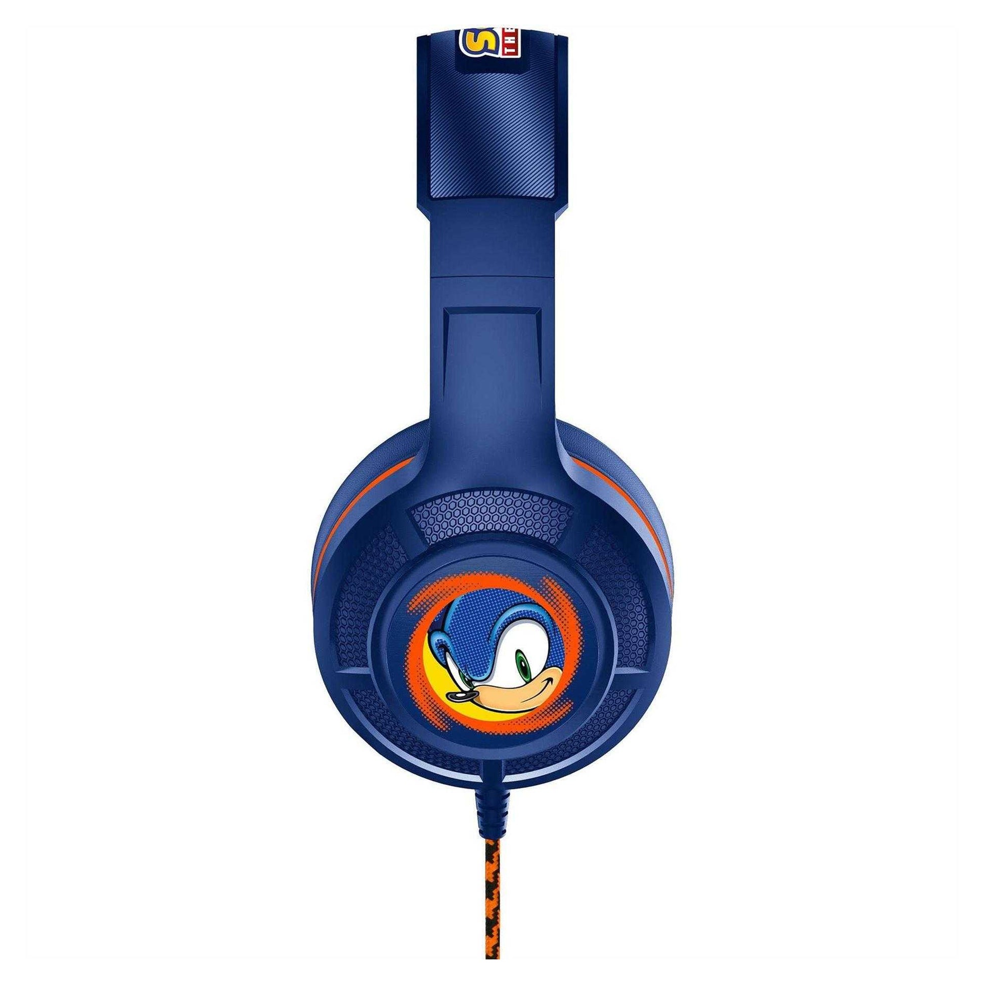 Blue - Side - Sonic The Hedgehog Childrens-Kids Pro G4 Gaming Headphones