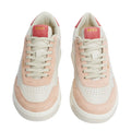 Natural - Close up - Boss Womens-Ladies Baltimore Leather Tennis Trainers