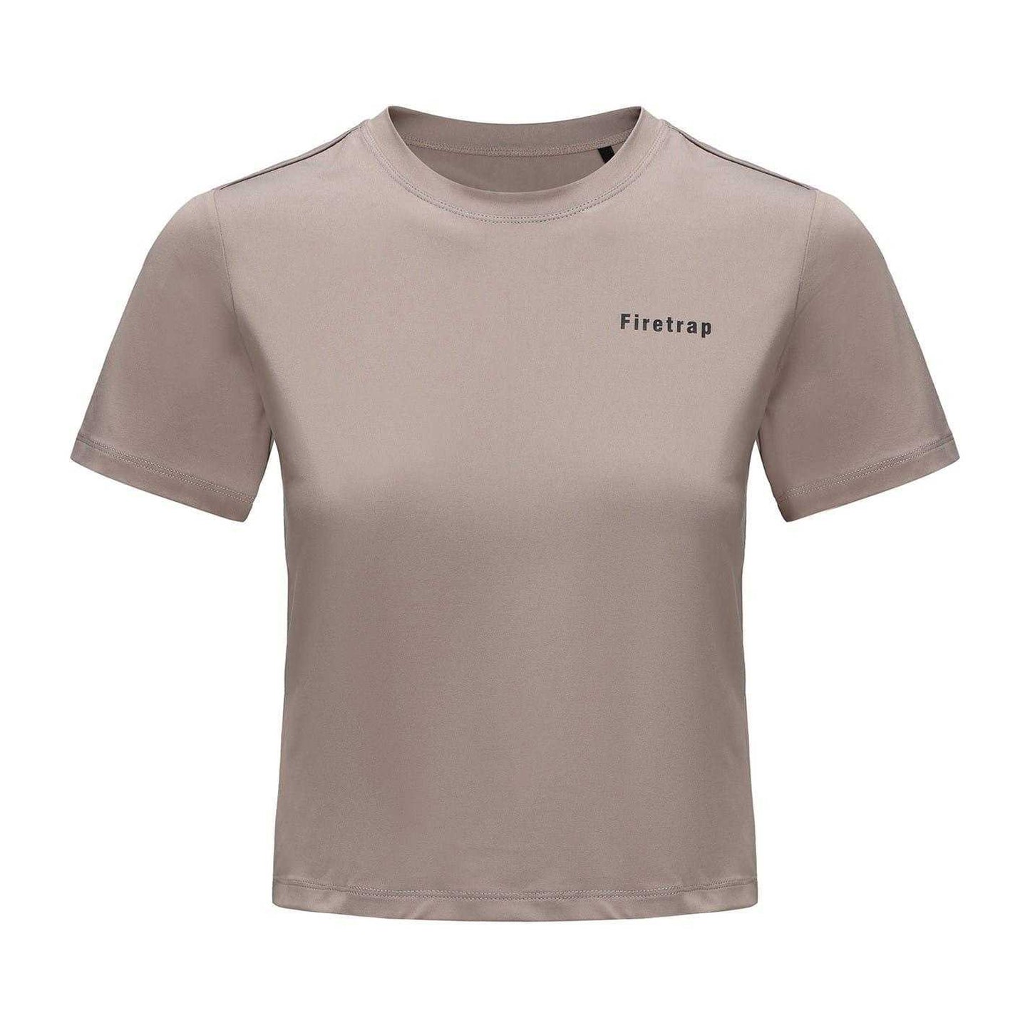 Stone - Front - Firetrap Womens-Ladies Recycled Polyester T-Shirt