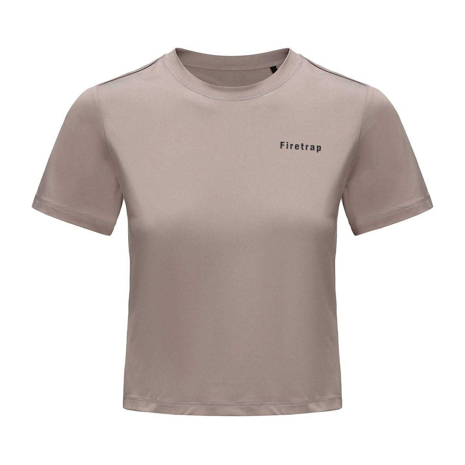 Stone - Front - Firetrap Womens-Ladies Recycled Polyester T-Shirt