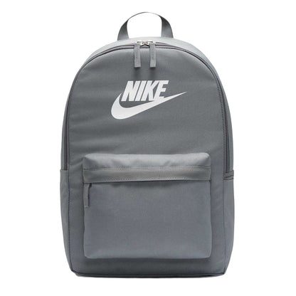 Grey-White - Front - Nike Heritage Logo Backpack