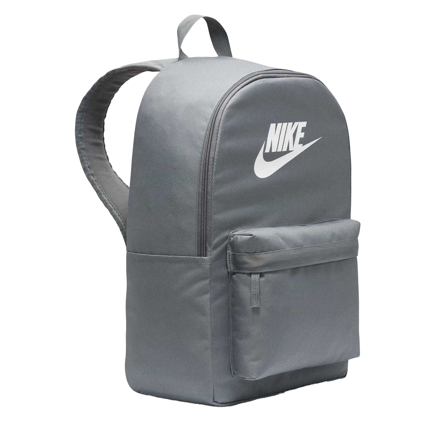 Grey-White - Side - Nike Heritage Logo Backpack