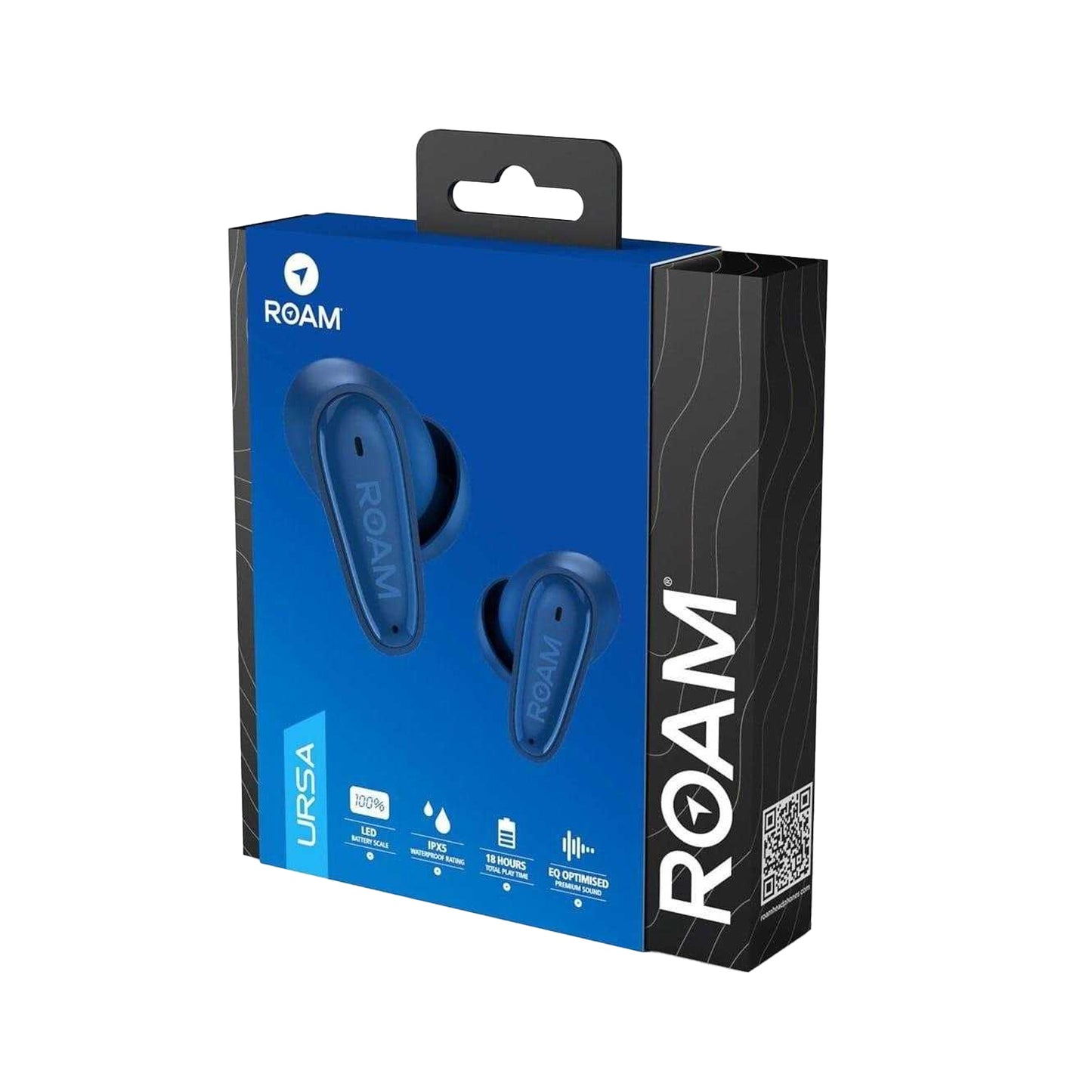 Blue - Side - Roam Wireless Earbuds