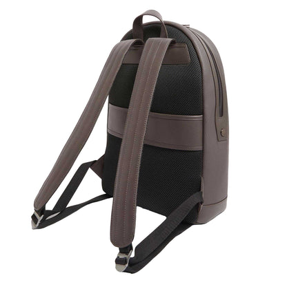 Charcoal - Back - Ted Baker Pebbled Travel Backpack