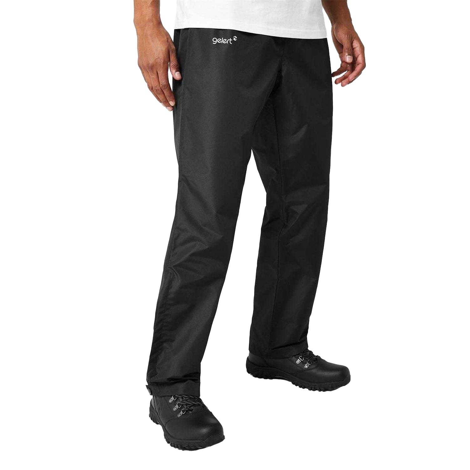 Black - Side - Gelert Unisex Adult Waterproof Trousers