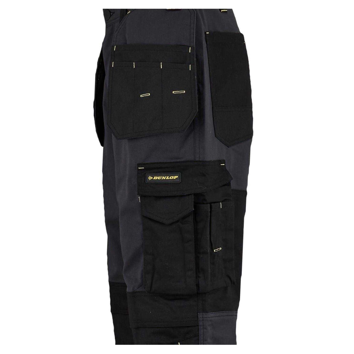 Charcoal-Black - Lifestyle - Dunlop Mens Work Trousers