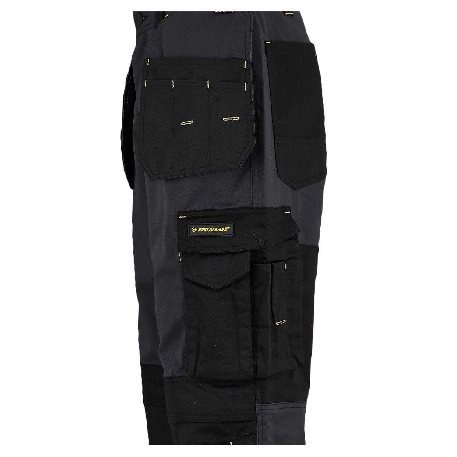 Charcoal-Black - Lifestyle - Dunlop Mens Work Trousers
