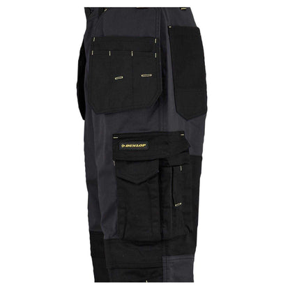 Charcoal-Black - Lifestyle - Dunlop Mens Work Trousers