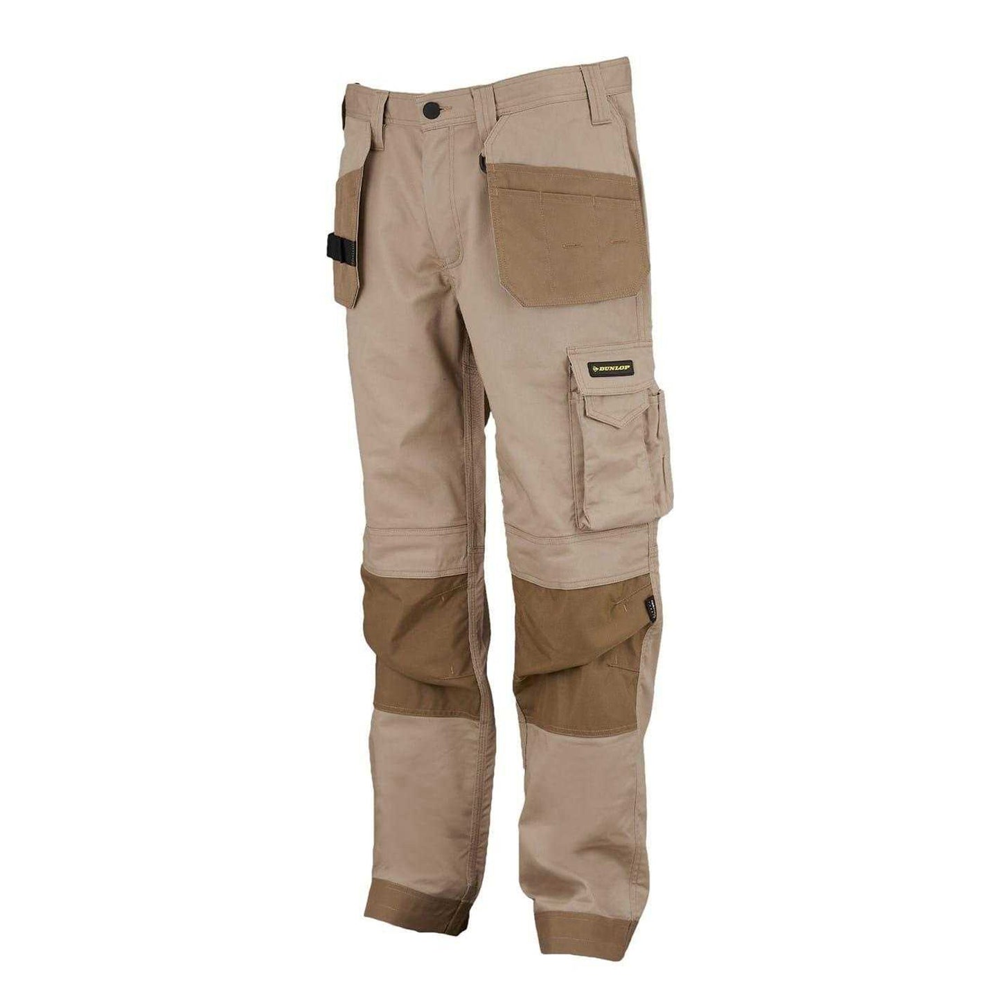 Black - Front - Dunlop Mens Work Trousers