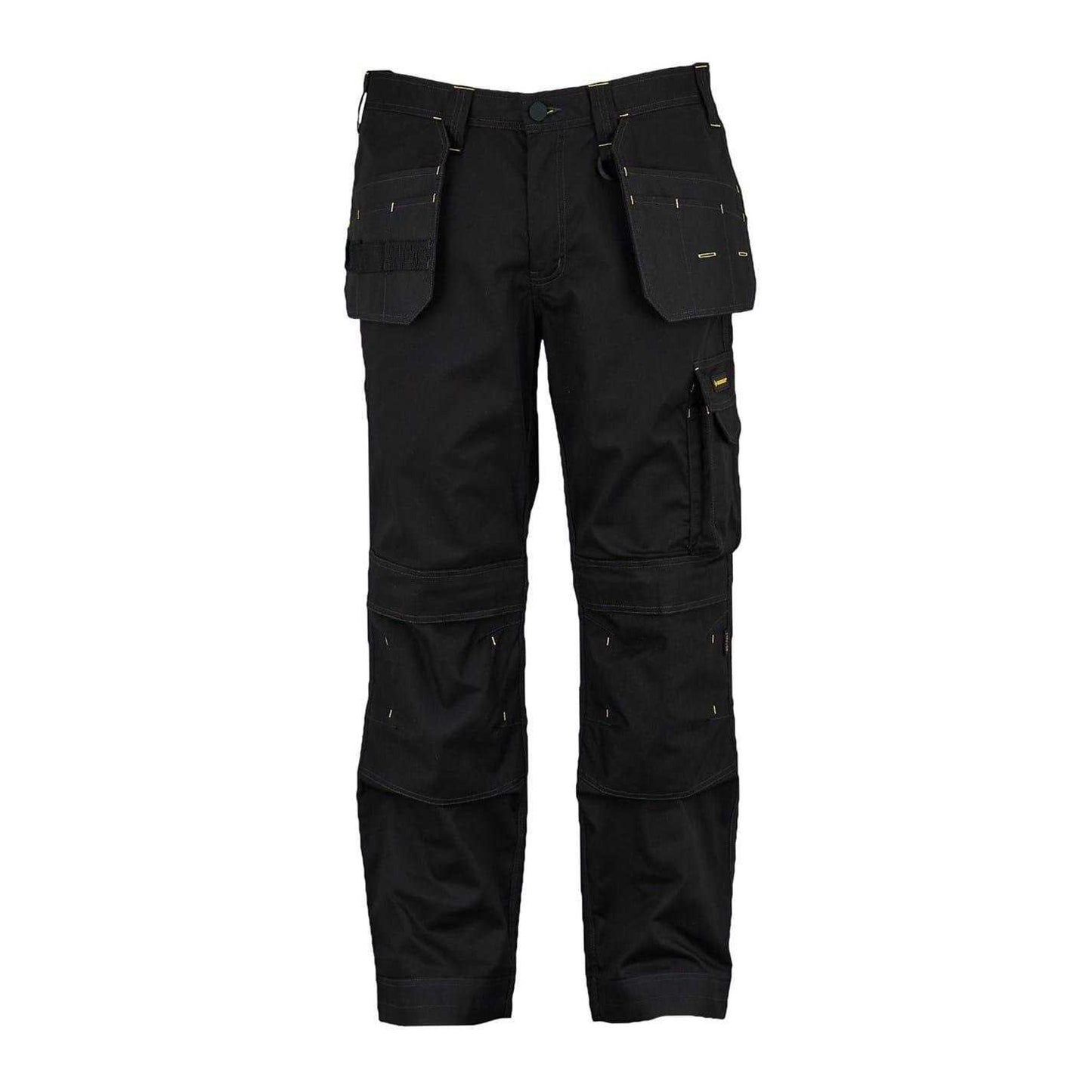 Black - Back - Dunlop Mens Work Trousers