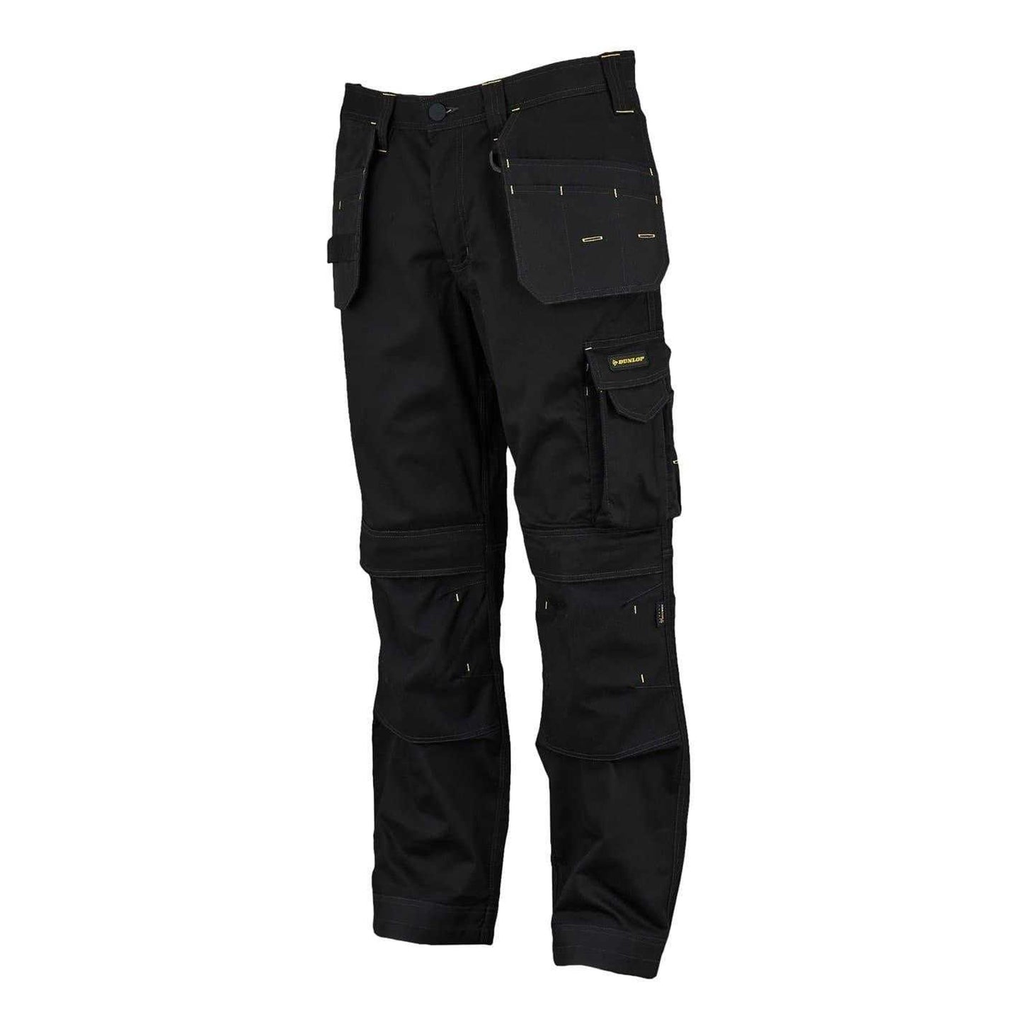 Black - Lifestyle - Dunlop Mens Work Trousers