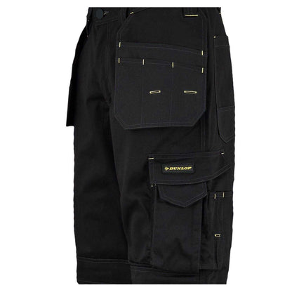 Black - Pack Shot - Dunlop Mens Work Trousers