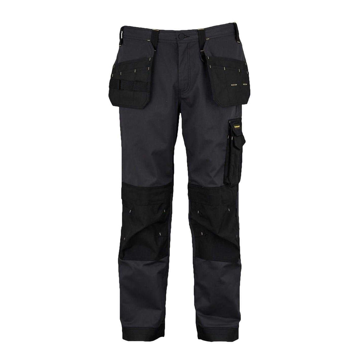Charcoal-Black - Front - Dunlop Mens Work Trousers