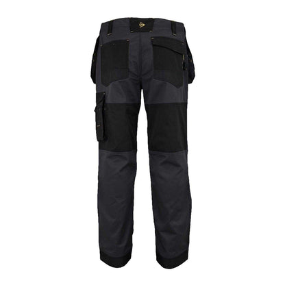 Charcoal-Black - Back - Dunlop Mens Work Trousers