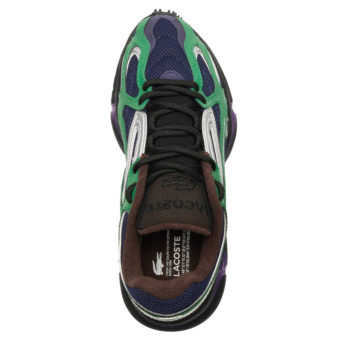Green - Side - Lacoste Womens-Ladies L003 Trainers