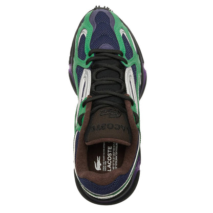 Green - Side - Lacoste Womens-Ladies L003 Trainers