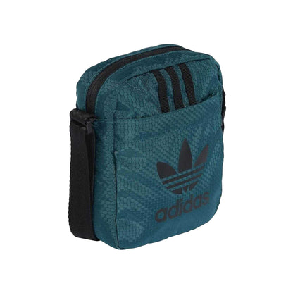 Teal - Side - Adidas Adicolor Archive Logo Shoulder Bag